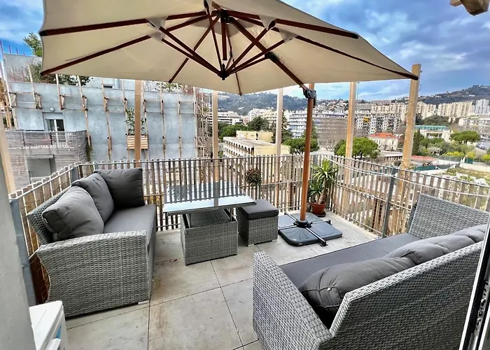 Aparthotel Riviera - Superbe 3 Pieces Avec Terrasse Plein Sud Et Parking Ac- La Terrasse Du Jardin Du Ray