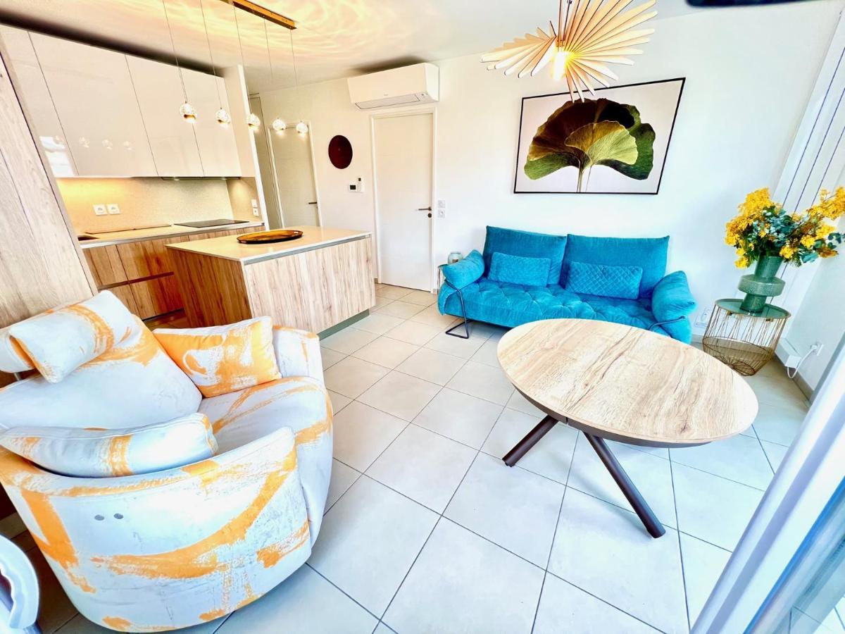 Riviera - Superbe 3 Pieces Avec Terrasse Plein Sud Et Parking Ac- La Terrasse Du Jardin Du Ray Nizza