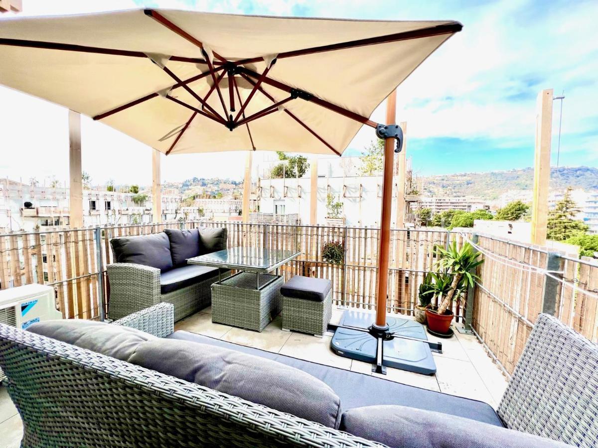 Riviera - Superbe 3 Pieces Avec Terrasse Plein Sud Et Parking Ac- La Terrasse Du Jardin Du Ray Apartment *