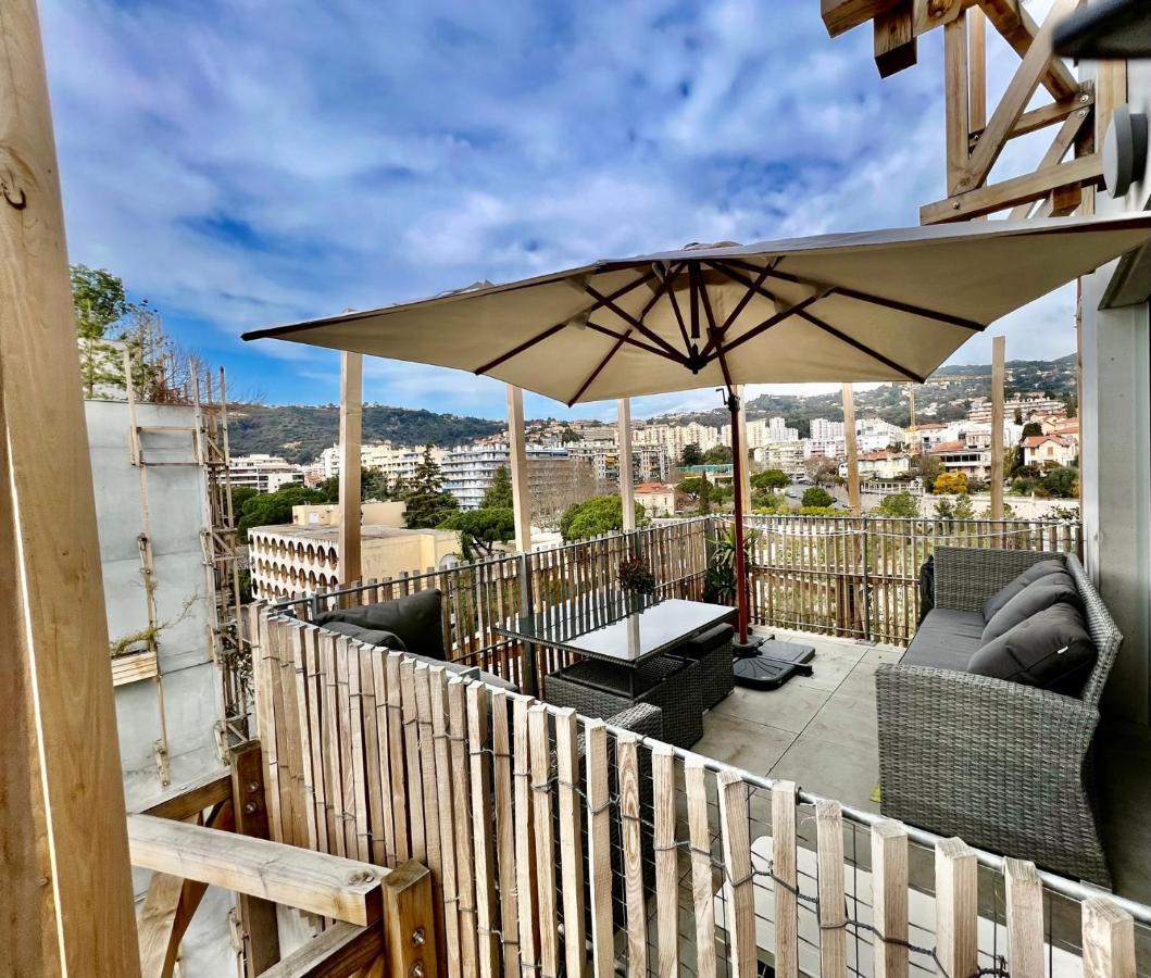 Apartment Riviera - Superbe 3 Pieces Avec Terrasse Plein Sud Et Parking Ac- La Terrasse Du Jardin Du Ray Nizza