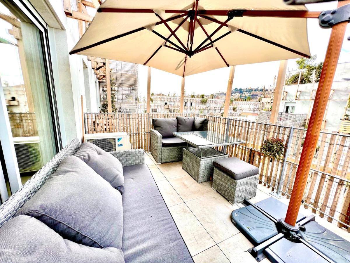 Apartment Riviera - Superbe 3 Pieces Avec Terrasse Plein Sud Et Parking Ac- La Terrasse Du Jardin Du Ray